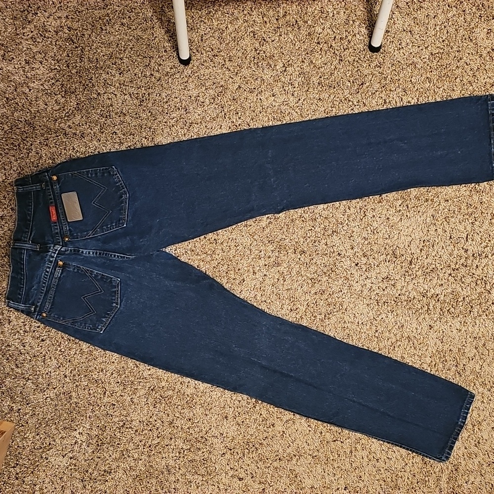 Genuine Vintage Wrangler Western Jeans excellent condition sz 3x32 blue denim